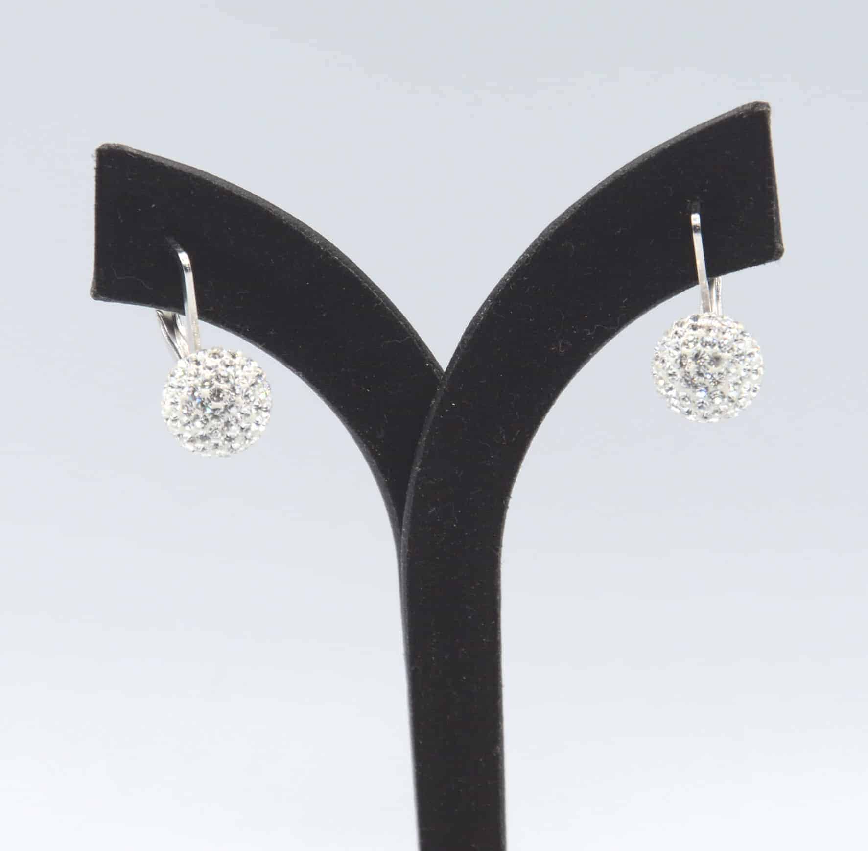 Silver Round CZ Earrings - Silver Jewellery and Gemstones - Hottest ...