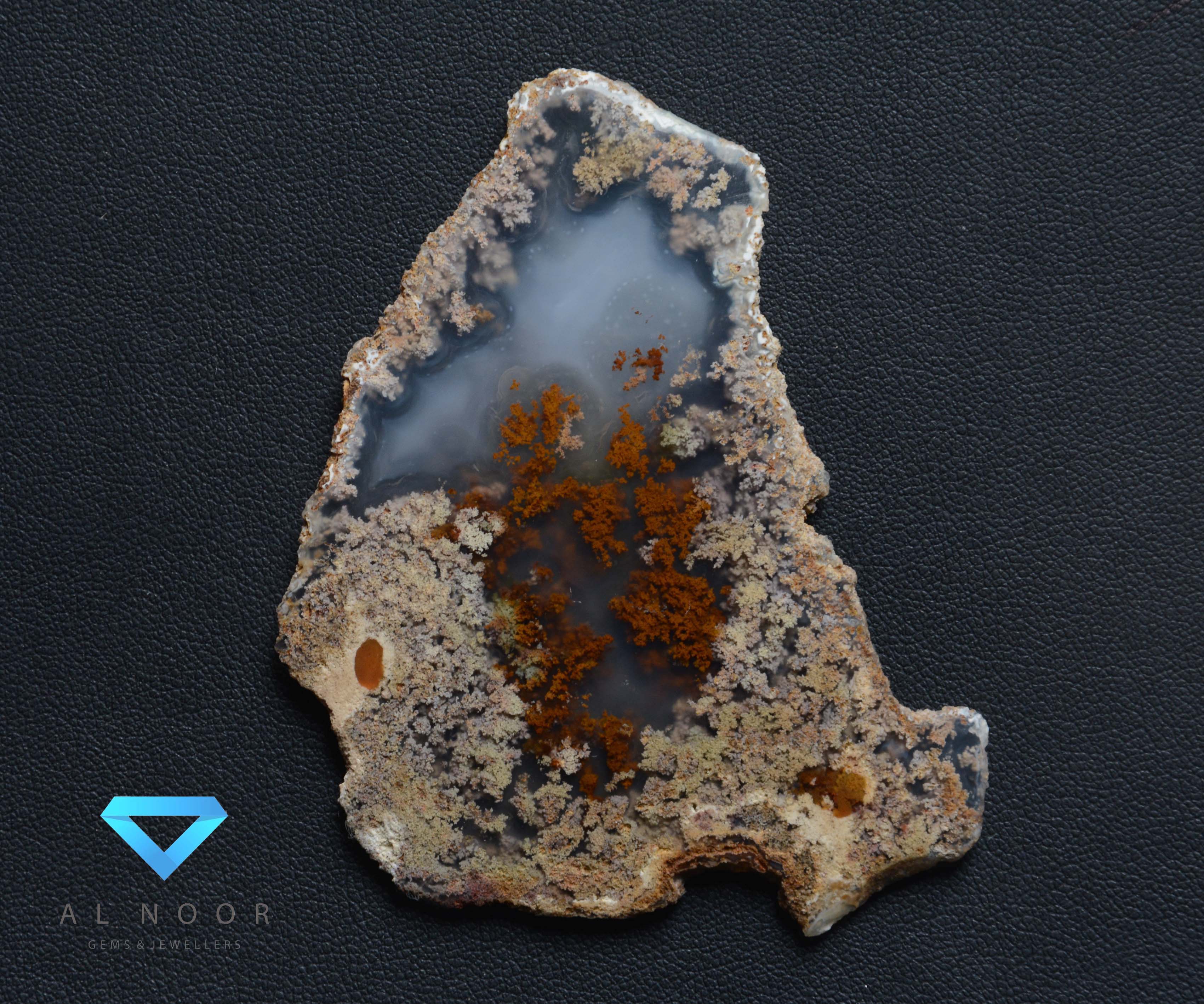 Natural Moss Agate Polished Slab - Al Noor Gems & Jewellers