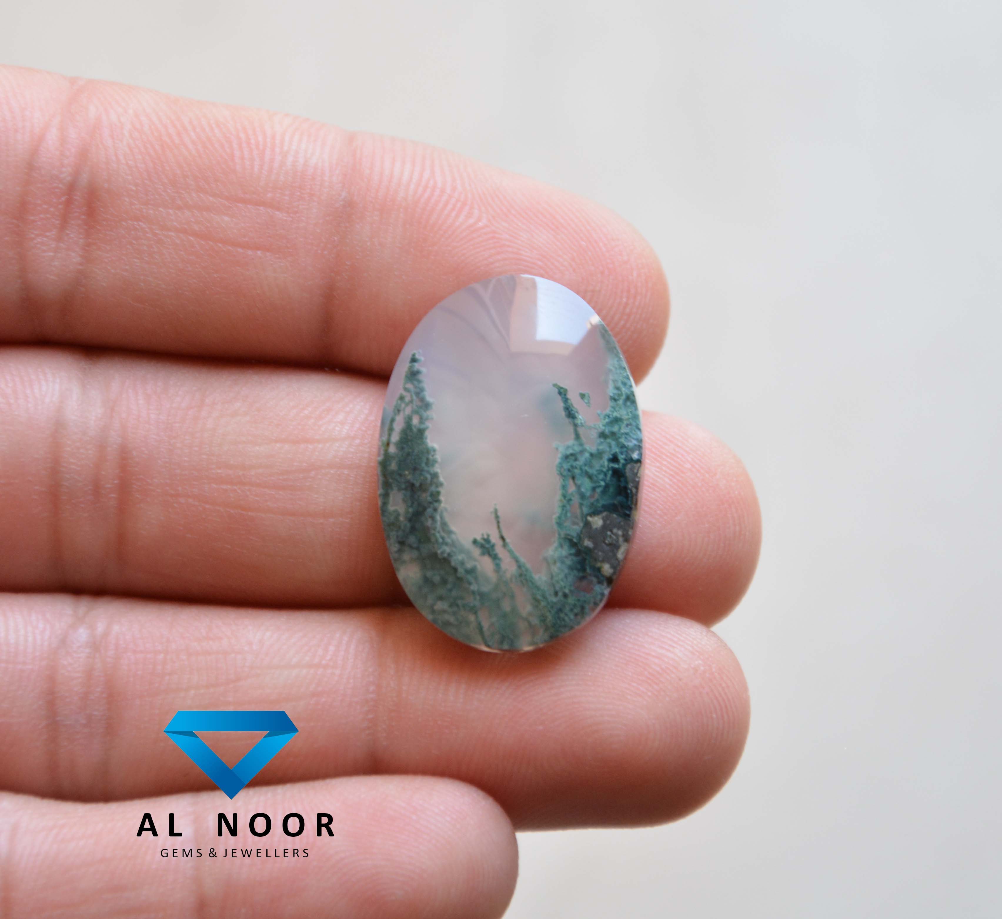 Natural Green Moss Agate - Silver Jewellery and Gemstones - Hottest